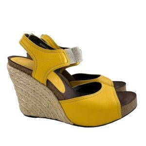 Donald J Pliner Ginny Espadrille Cork Wedge Sandals Size 7M